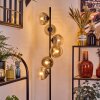 Koyoto Staande lamp Duidelijk, Rookkleurig, 6-lichts