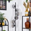 Koyoto Staande lamp Duidelijk, Rookkleurig, 6-lichts