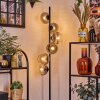 Koyoto Staande lamp Duidelijk, Rookkleurig, 6-lichts