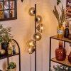 Koyoto Staande lamp Duidelijk, Rookkleurig, 6-lichts