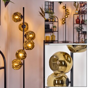 Ripoll Staande lamp Goud, 6-lichts