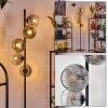 Ripoll Staande lamp Duidelijk, Rookkleurig, 5-lichts