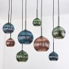 Koyoto Hanglamp, Kogellampje, Hanglamp Natuurlijke kleuren, Zwart, 8-lichts