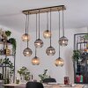 Koyoto Hanglamp, Kogellampje, Hanglamp Natuurlijke kleuren, Zwart, 8-lichts