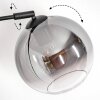 Koyoto Staande lamp, Booglampen Zwart, 1-licht