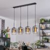 Apedo Hanglamp, Hanglamp Duidelijk, Rookkleurig, 4-lichts