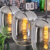 Apedo Hanglamp, Hanglamp Duidelijk, Rookkleurig, 4-lichts