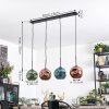 Ripoll Hanglamp, Kogellampje, Hanglamp Blauw, Groen, Koperkleurig, 4-lichts