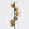 Ripoll Staande lamp Goud, Duidelijk, 6-lichts