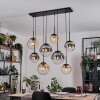 Gastor Hanglamp, Kogellampje, Hanglamp Amber, Duidelijk, Rookkleurig, 8-lichts