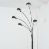 Nikkala Staande lamp Chroom, Zwart, 5-lichts