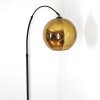 Koyoto Staande lamp, Booglampen Zwart, 1-licht
