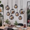 Gastor Hanglamp, Kogellampje, Hanglamp Rookkleurig, 8-lichts