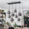 Gastor Hanglamp, Kogellampje, Hanglamp Rookkleurig, 8-lichts