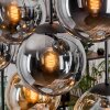Gastor Hanglamp, Kogellampje, Hanglamp Amber, Rookkleurig, 8-lichts