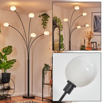 Nikkala Staande lamp Zwart, 5-lichts
