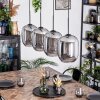 Apedo Hanglamp, Kogellampje, Hanglamp Rookkleurig, 4-lichts