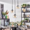 Koyoto Hanglamp, Kogellampje, Cluster hanglamp 30 cm Amber, Duidelijk, 3-lichts