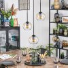 Koyoto Hanglamp, Kogellampje, Cluster hanglamp 30 cm Amber, Duidelijk, 3-lichts
