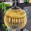 Koyoto Hanglamp, Kogellampje, Cluster hanglamp 30 cm Goud, Duidelijk, 3-lichts