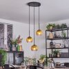 Koyoto Hanglamp, Kogellampje, Cluster hanglamp 30 cm Goud, Duidelijk, 3-lichts