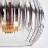 Koyoto Hanglamp, Kogellampje, Cluster hanglamp 30 cm Duidelijk, Rookkleurig, 3-lichts