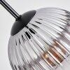 Koyoto Hanglamp, Kogellampje, Cluster hanglamp 30 cm Duidelijk, Rookkleurig, 3-lichts