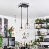 Koyoto Hanglamp, Kogellampje, Cluster hanglamp 30 cm Amber, Duidelijk, 3-lichts