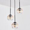 Koyoto Hanglamp, Kogellampje, Cluster hanglamp 30 cm Amber, Duidelijk, 3-lichts