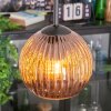 Koyoto Hanglamp, Kogellampje, Cluster hanglamp Koperkleurig, 3-lichts
