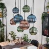 Koyoto Hanglamp, Kogellampje, Hanglamp Natuurlijke kleuren, Zwart, 8-lichts