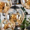 Gastor Hanglamp, Kogellampje, Hanglamp Amber, 8-lichts