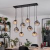 Gastor Hanglamp, Kogellampje, Hanglamp Amber, Duidelijk, Rookkleurig, 8-lichts