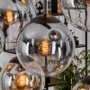 Gastor Hanglamp, Kogellampje, Hanglamp Amber, Duidelijk, Rookkleurig, 8-lichts