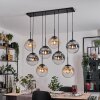 Gastor Hanglamp, Kogellampje, Hanglamp Amber, Duidelijk, Rookkleurig, 8-lichts