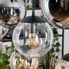 Gastor Hanglamp, Kogellampje, Hanglamp Amber, Duidelijk, Rookkleurig, 8-lichts