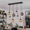 Gastor Hanglamp, Kogellampje, Hanglamp Amber, Duidelijk, Rookkleurig, 8-lichts