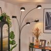 Nikkala Staande lamp Chroom, Zwart, 5-lichts