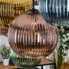 Koyoto Hanglamp, Kogellampje, Hanglamp Natuurlijke kleuren, Zwart, 8-lichts