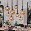Gastor Hanglamp, Kogellampje, Hanglamp Amber, 8-lichts