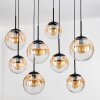Gastor Hanglamp, Kogellampje, Hanglamp Amber, Duidelijk, 8-lichts