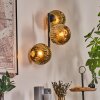 Ripoll Kogellampje, Wandlamp Goud, 3-lichts