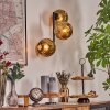 Ripoll Kogellampje, Wandlamp Goud, 3-lichts