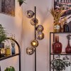Koyoto Staande lamp 31 cm Chroom, Rookkleurig, 6-lichts