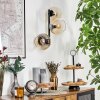 Koyoto Kogellampje, Wandlamp Amber, Duidelijk, 3-lichts