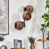 Ripoll Kogellampje, Wandlamp Koperkleurig, 3-lichts