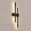 Glara Wandlamp voor buiten, Wandlamp LED Zwart, 2-lichts