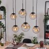 Gastor Hanglamp, Kogellampje, Hanglamp Amber, Duidelijk, 6-lichts