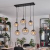 Gastor Hanglamp, Kogellampje, Hanglamp Amber, Duidelijk, 6-lichts