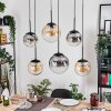 Gastor Hanglamp, Kogellampje, Hanglamp Amber, Duidelijk, Rookkleurig, 6-lichts